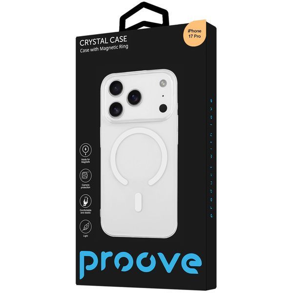 Калъф Proove Crystal Case with Magnetic Ring iPhone 17 Pro, Cosmic Orange